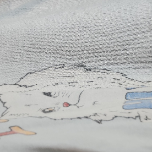 Wildfox Kids RARE Baby Blue "I NEED A HUG" Kitty Jumper, Size 7/8 ~ PRELOVED! - Picture 4 of 8